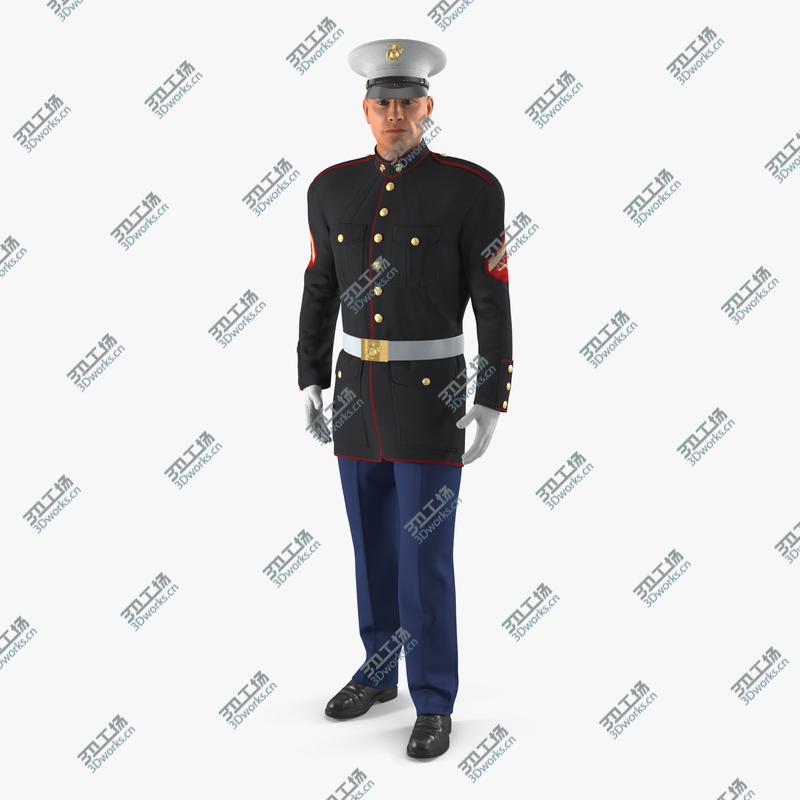 images/goods_img/2021040165/US Marine Corps Soldier in Parade Uniform Rigged 3D model/1.jpg